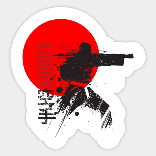 karate Sticker by vivalarevolucio